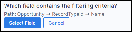 Salesforce - select field